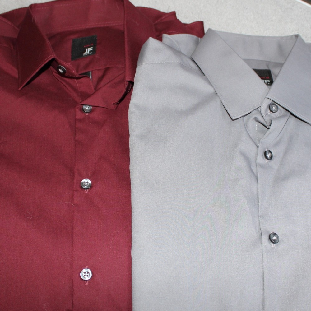Lot of 2 mens dress shirts 15-15 1/2 neck